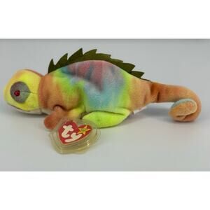 Ty Beanie Baby Iggy the Iguana, NWT